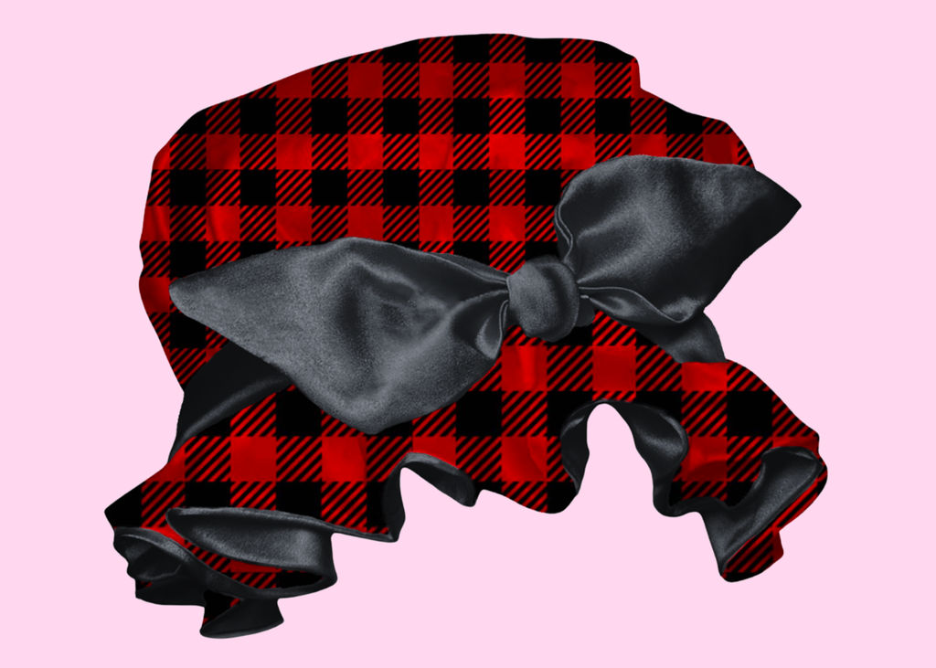 Plaid & Protected Bonnet