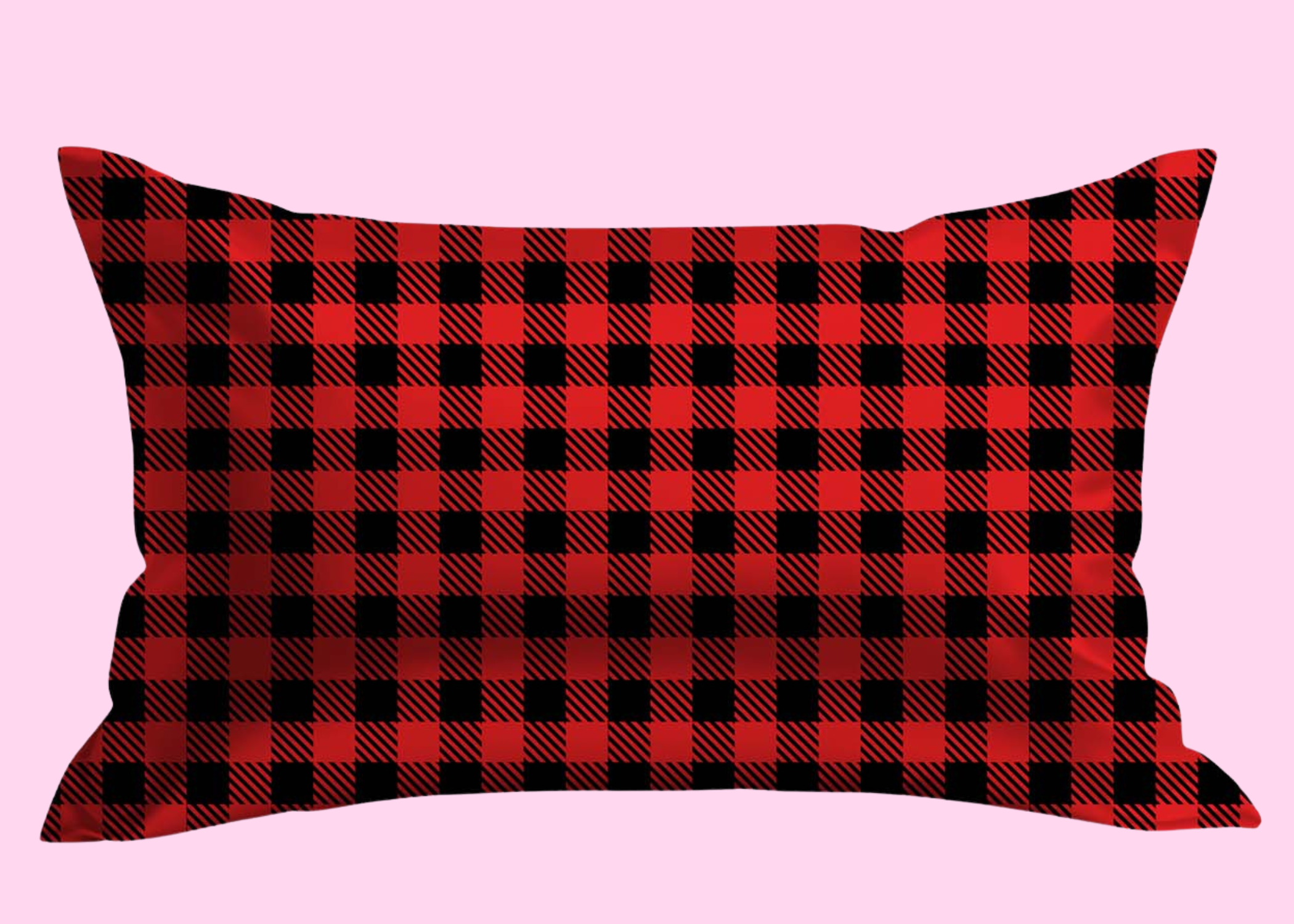 Plaid & Protected Pillowcase